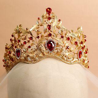 Set: Wedding Tiara + Earring / Wedding Tiara + Clip-on Earring