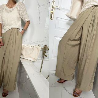 Wrap-front Sleek Culottes
