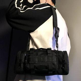 Buckled Crossbody Bag Black - M