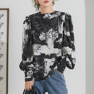 Splash Print Shirt Black - One Size