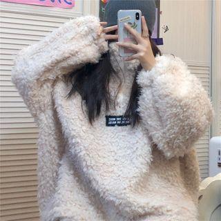 Fleece Sweatshirt White - One Size
