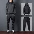 Padded Vest / Lettering Hoodie / Sweatpants / Set