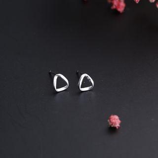 Geometric Sterling Silver Ear Stud