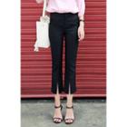 Slit-hem Dress Pants