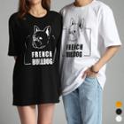 Couple Dog Print T-shirt