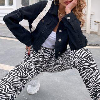 Ripped Demin Jacket