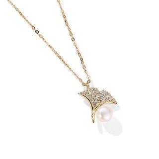 Faux Pearl Necklace S925 Silver - As Shown In Figure - One Size
