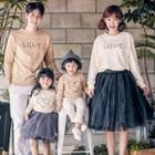 Family Matching Pullover / A-line Midi Skirt