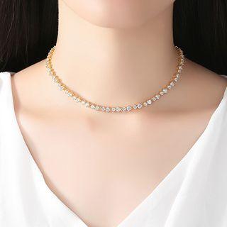 Wedding Rhinestone Choker