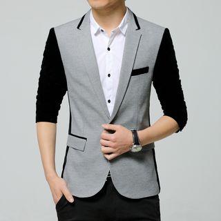 Panel One-button Blazer