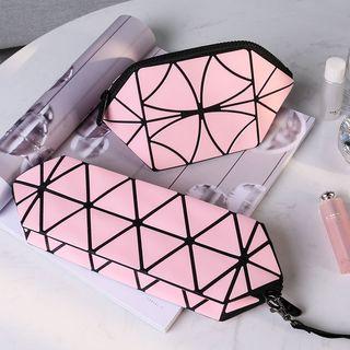 Geometric Makeup Pouch