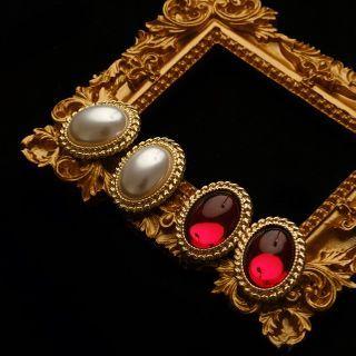 Faux Pearl / Gemstone Earring
