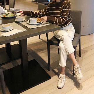 Slit-hem Relaxed-fit Pants