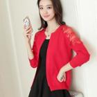 Lace Shoulder Cardigan