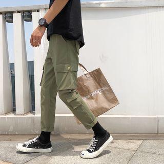 Crop Cargo Straight Fit Pants