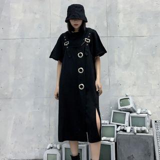Eyelet Jumper Dress