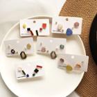 Set Of 6: Geometric Earring