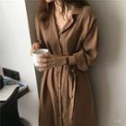 Midi Tie-waist Shirtdress