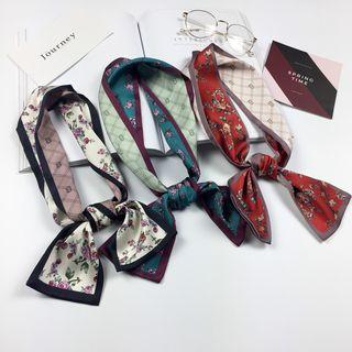 Floral Print Neck Scarf / Headband