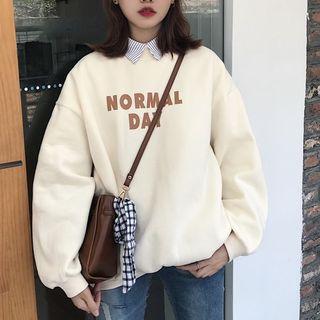 Message Printed Pullover