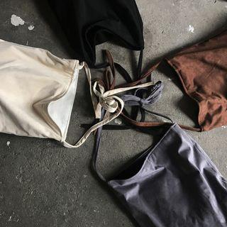 Faux Suede Shopper Bag