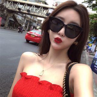 Plain Tube Top Red - One Size