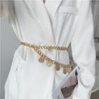 Pendant Layered Waist Chain Gold - One Size