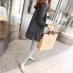 V-neck Linen Blend Cardigan