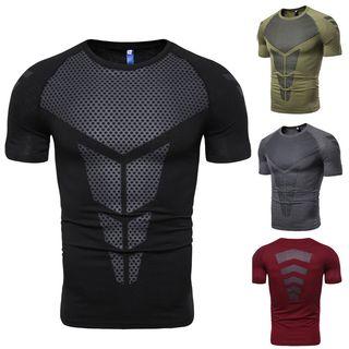 Short-sleeve Printed Sports T-shirt