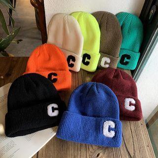 Letting Print Knit Beanie