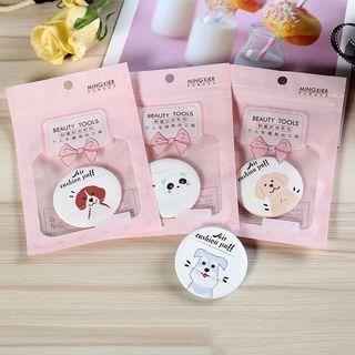 Animal Print Powder Puff As Shown In Figure - One Size