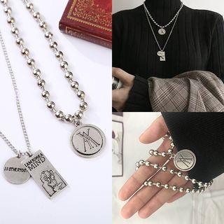 Disc Pendant Necklace / Set