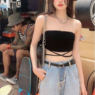 Strappy Tube Top As Figure - One Size
