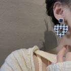 Checker Acrylic Dangle Earring (various Designs)