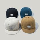 Applique Short Brim Baseball Cap