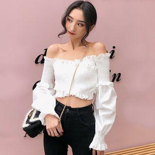 Long-sleeved Cropped Top