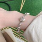 Heart Chain Bracelet Sl0578 - Silver - One Size