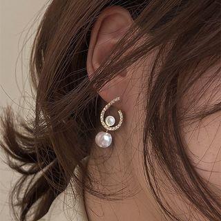Pearl Silver Earring