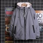 Reversible Fleece-lined Hooded Zip Jacket