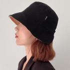 Plain Revisable Bucket Hat Black - One Size