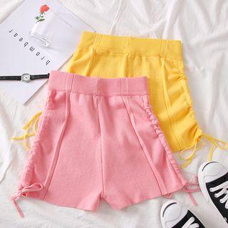 Drawstring Summer-knit Shorts
