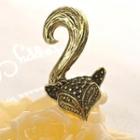 Long Tail Fox Ring  Copper - One Size