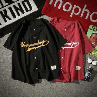 Lettering Baseball Shirt