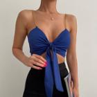 Chain Strap Bow Camisole Top