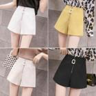 Zip Wide-leg Dress Shorts