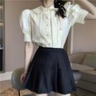 Short-sleeve Blouse / Knit Overall Dress