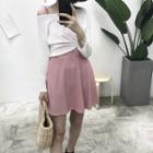Set: Sheer Top + Striped Sundress