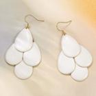 Acrylic Drop Earring 1 Pair - Gold - One Size