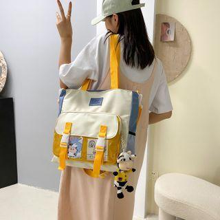 Pvc Panel Tote Bag / Bag Charm / Set