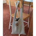 Stripe Knit Shopper Bag Ivory - One Size